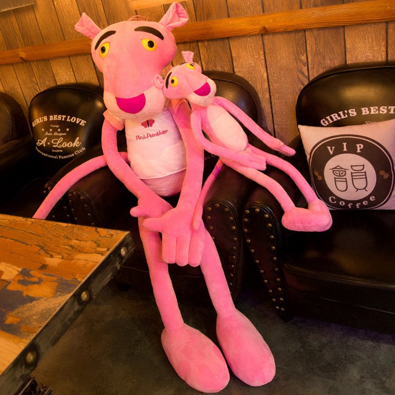 Gấu Bông Báo Hồng Pink Panther Dễ Thương (55cm---&gt;1m5) Hàng Xịn Cao Cấp, An Toàn Cho Người Sử Dụng