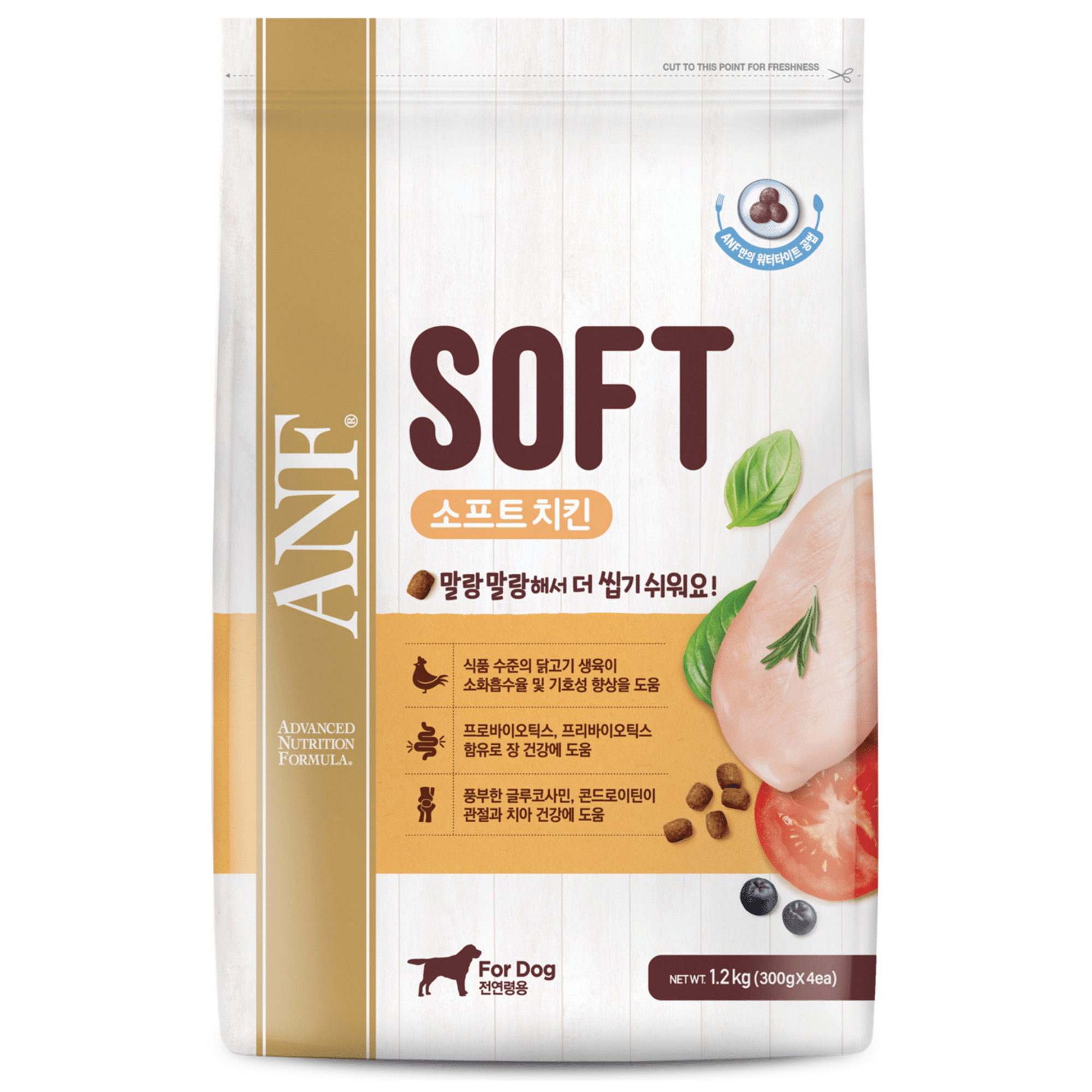 THỨC ĂN CHO CHÓ HẠT MỀM MỌI LỨA TUỔI ANF SOFT 1.2KG