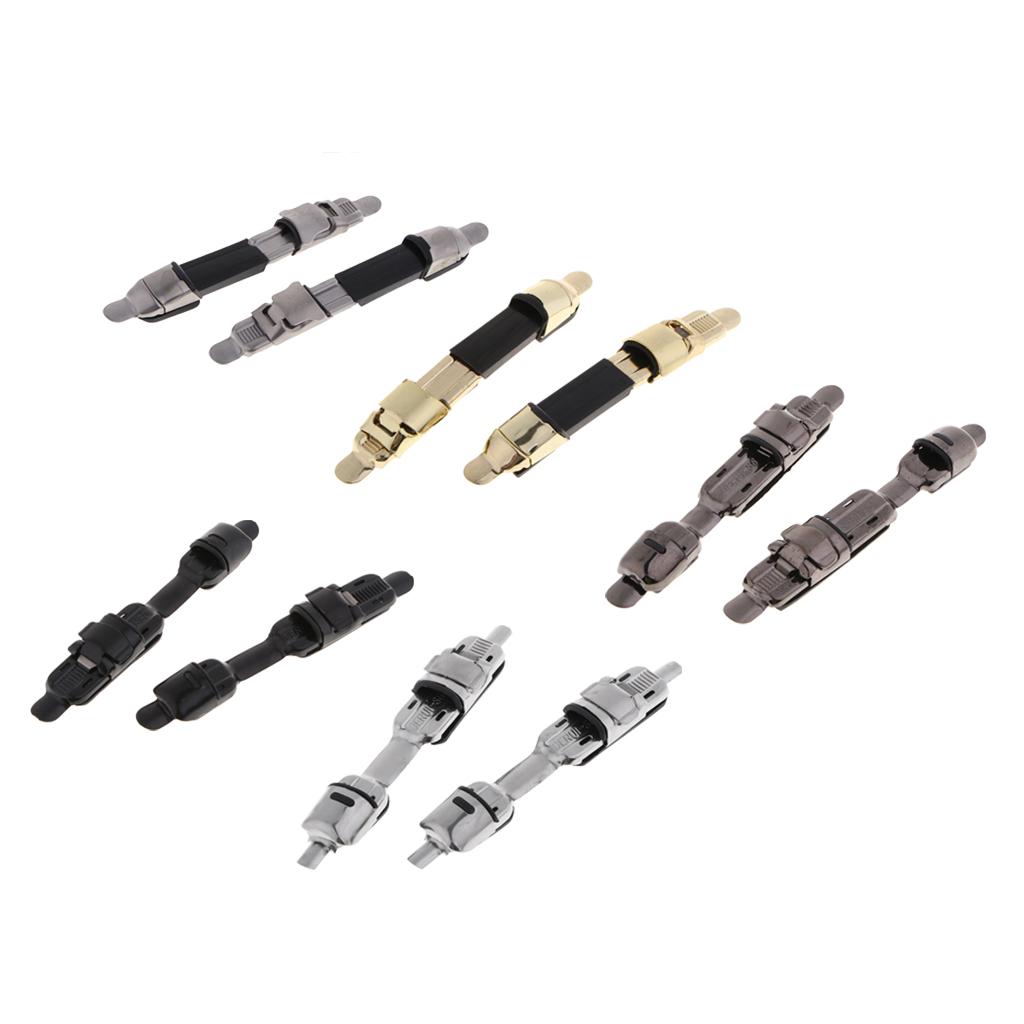 2pcs Metal Fishing Reel Seat Fishing Rod Clip Pole Fitted Deck DIY