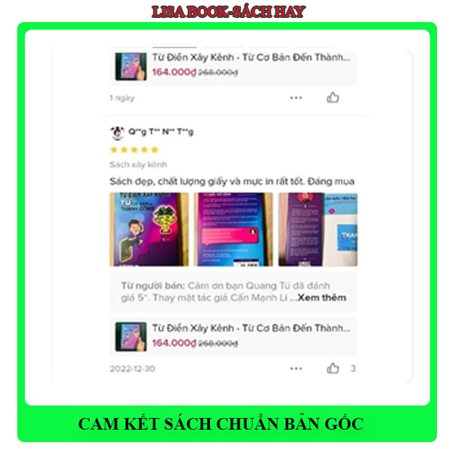 Sách-Combo: Từ điển xây kênh từ cơ bản đến thành công- Sách chính hãng và kẹp điện thoại