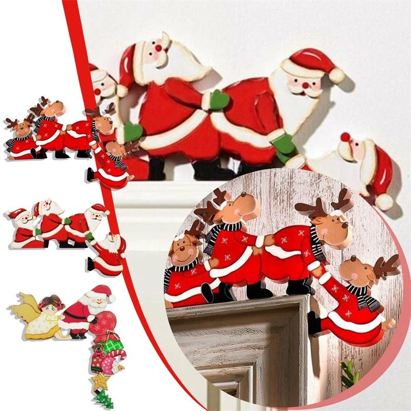 Búp bê trang trí giáng sinh hình ông già noel tuần lộc