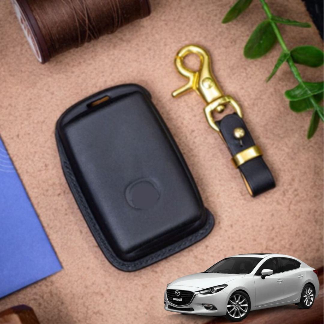 Bao Da Chìa Khóa ô tô MAZDA 3  | Bọc chìa khóa ô tô da thật khâu tay