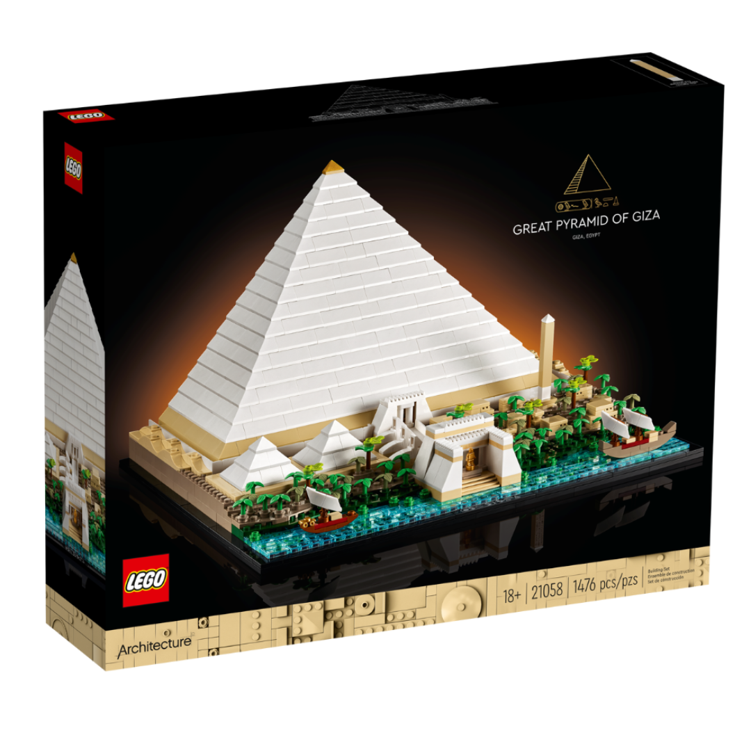 LEGO ARCHITECTURE 21058 Đồ chơi lắp ráp Kim Tự Tháp Ai Cập (1476 chi tiết)