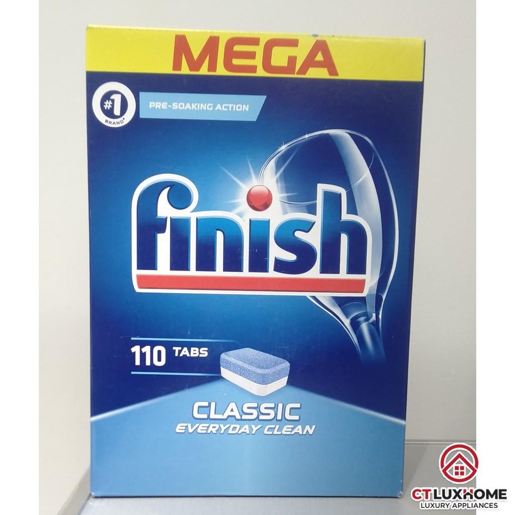 Viên rửa bát Finish Classic hương chanh 110 viên - 2 chức năng