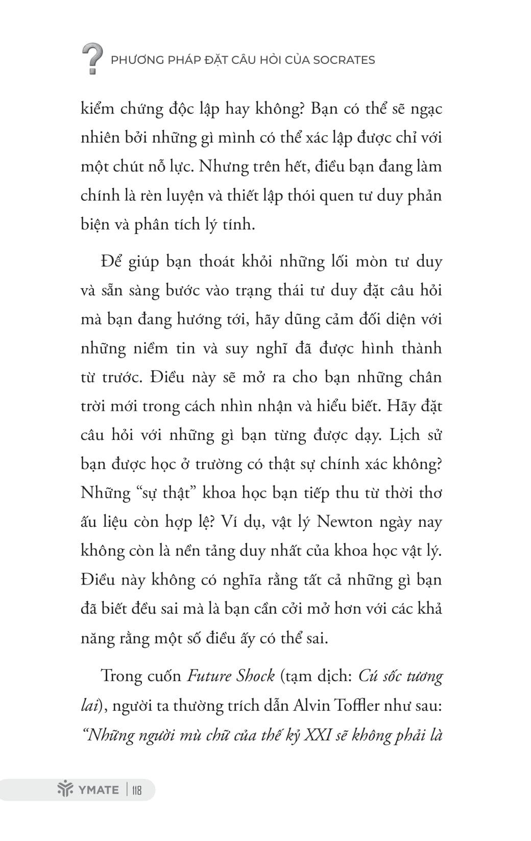 Sách - Phương Pháp Đặt Câu Hỏi Của Socrates - Khai Mở Tư Duy Phản Biện Và Hiểu Biết Sâu Sắc