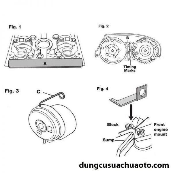Bộ dụng cụ cân cam xe ô tô Cruze, Lacetti CHUYÊN DỤNG hàng LOẠI 1