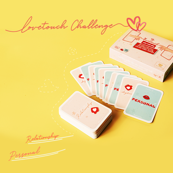 Bộ Bài Tình Yêu Game Card Lovetouch - Love card game, board games, bài cho cặp đôi, bài thấu hiểu [Kim Ngọc Thuỷ]