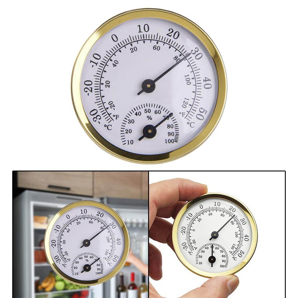 6x2 in 1 Thermometer Hygrometer Fridge Indoor Household Temperature Indicator