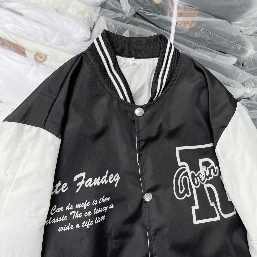 Áo Khoác Bomber Dù 2 lớp R Jandey Chất Đẹp ️ Áo Khoác Dù Unisex Nam Nữ 2 Lớp In Đẹp Cá Tính