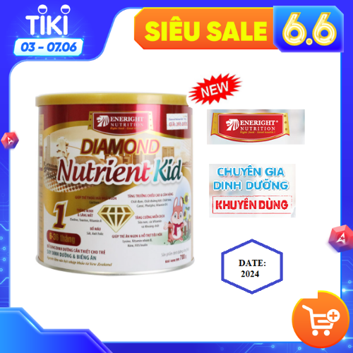 Eneright Diamond Nutrient Kid 1 900 gr : cho trẻ suy dinh dưỡng thấp còi từ 6- 36 tháng