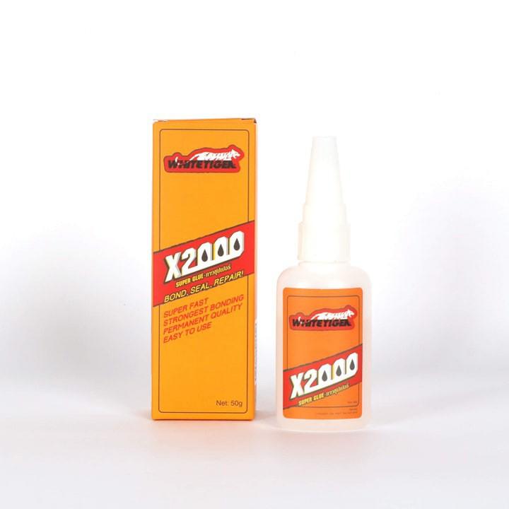 Keo dán x2000 siêu dính, keo dán đa năng dán tất cả vật liệu bằng gỗ, thủy tinh, dán nhựa an toàn với da tay (Dạng nước)