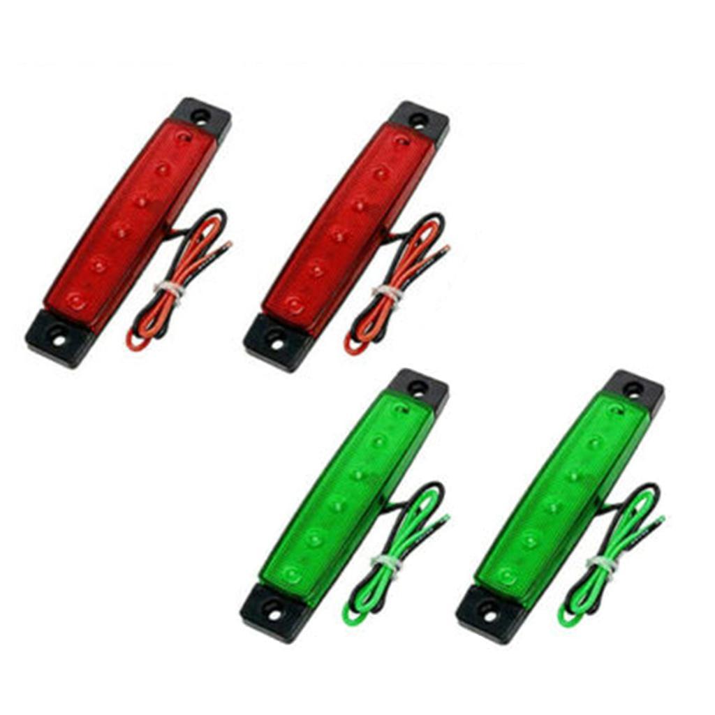 LED Signal Nav Navigation Light Strip Port Starboard Marine Boat Red Green Light
