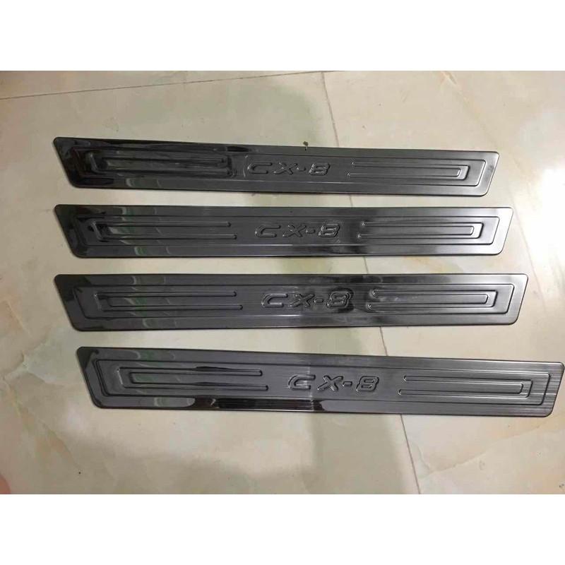 Ốp bậc trong ngoài xe mazda Cx8 2019 mẫu titan