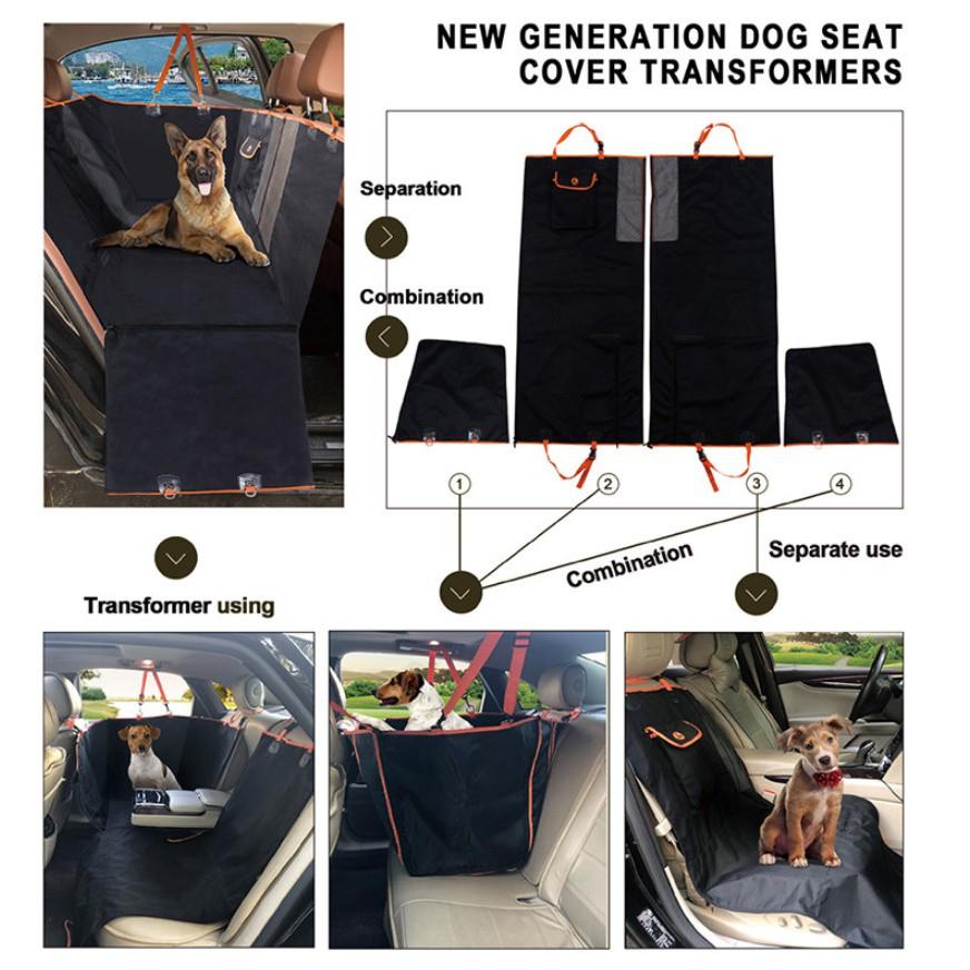 Lót ghế Đồng Hành cùng Thú Cưng trên ô tô DOG CAR SEAT COVER UPGRADED