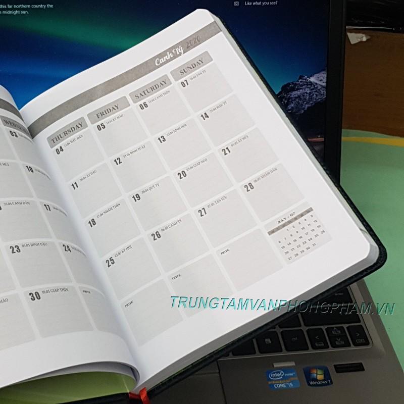 Sổ tay Agenda lịch 2021