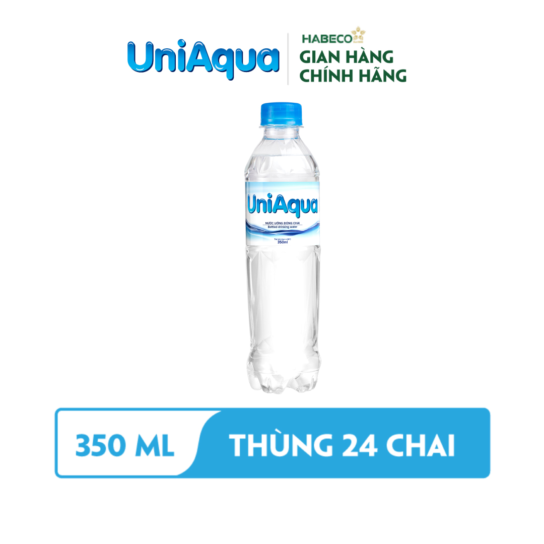 Nước uống đóng chai UniAqua - Thùng 24 chai 350ml