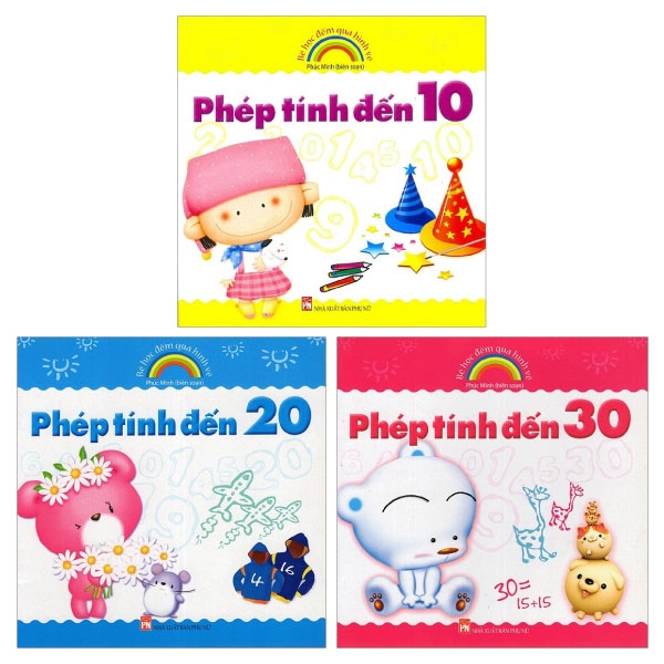 Combo Phép Tính Đến 10 + Phép Tính Đến 20 + Phép Tính Đến 30 (Bộ 3 Cuốn)