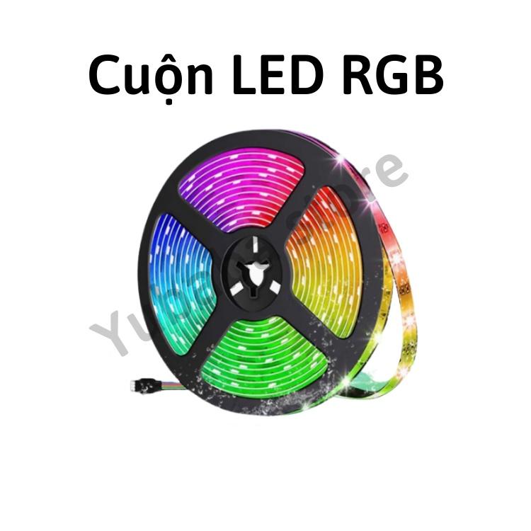 Đèn LED Tiktok 5050 Mix Đổi Màu RGB Dùng App Quay Video Cuốn Hút Triệu View Đèn Trang Trí Phòng Ngủ Bàn PC