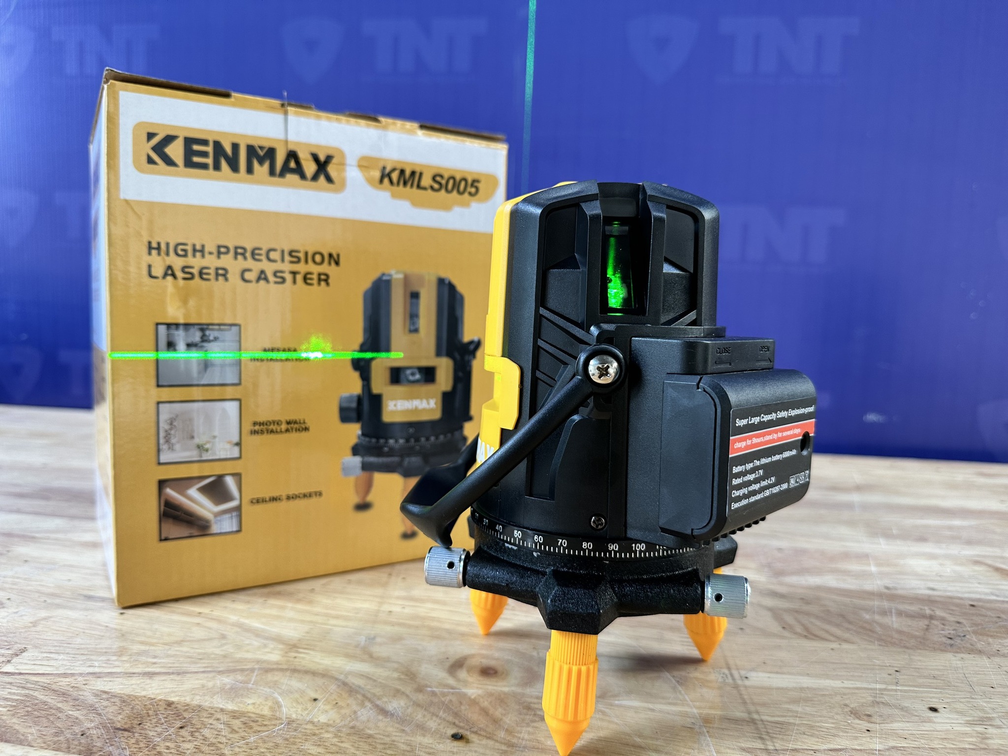 MÁY CÂN BẰNG CÂN MỰC LASER 5 TIA XANH KENMAX KMLS005- HÀNG CHÍNH HÃNG