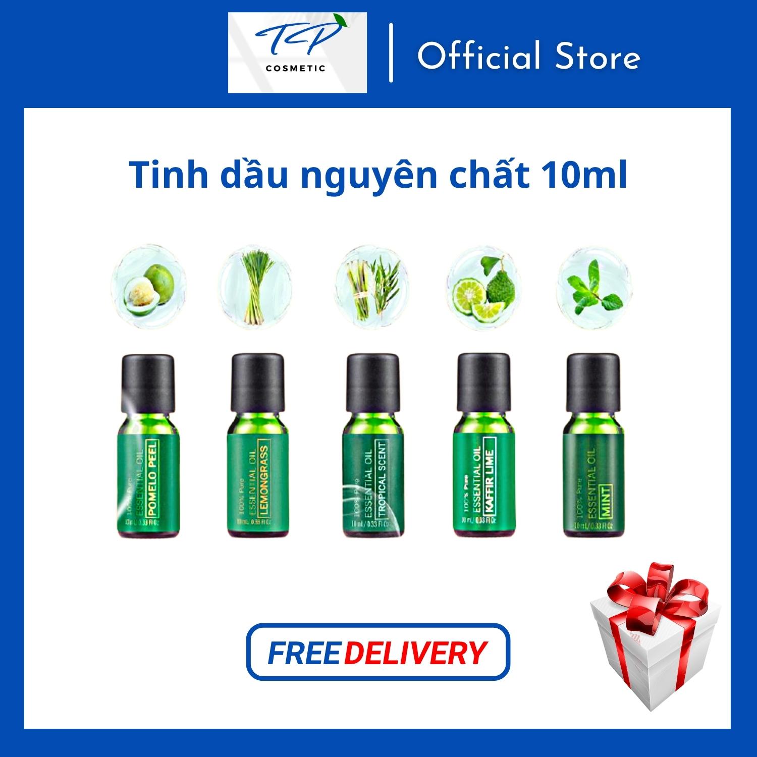 Tinh dầu nguyên chất 10ml: Kháng Khuẩn, Đuổi Muỗi, Côn Trùng, Giảm Stress, Thư Giãn. 100% từ thiên nhiên.