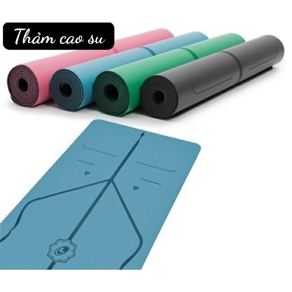 Thảm tập YOGA định tuyến cao su non -thảm tập gym