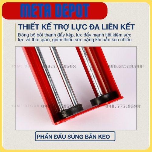 Súng Sắt Bắn Keo Chít Mạch 2 Thành Phần Loại Đúp Chuyên Dụng ( chỉ sử dụng cho thi công keo chít mSắt