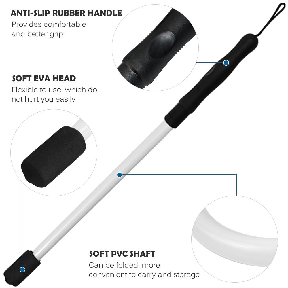 Gậy tậm đánh golf xoay điều chỉnh tư thế có thể gấp lại, trục mềm, thiết bị đào tạo chơi gôn