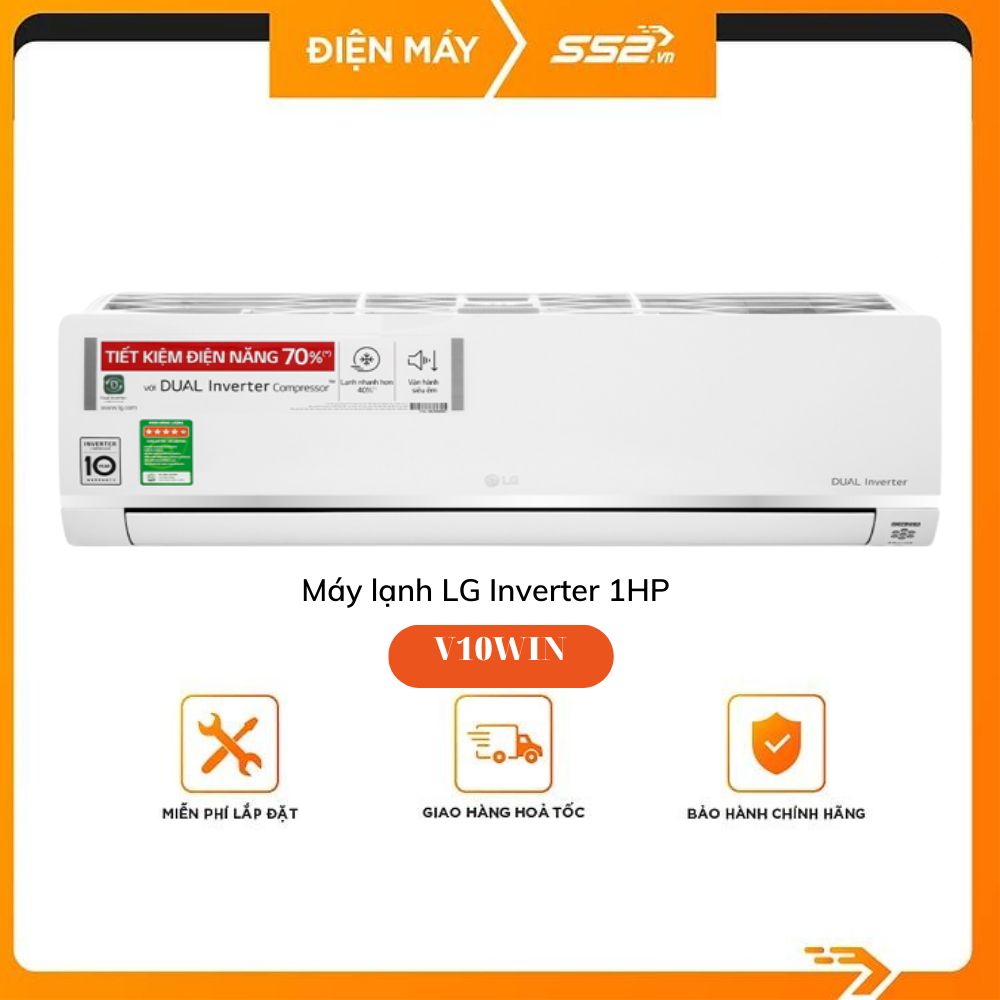 Máy lạnh LG Inverter 1.0 Hp V10WIN- hàng chính hãng