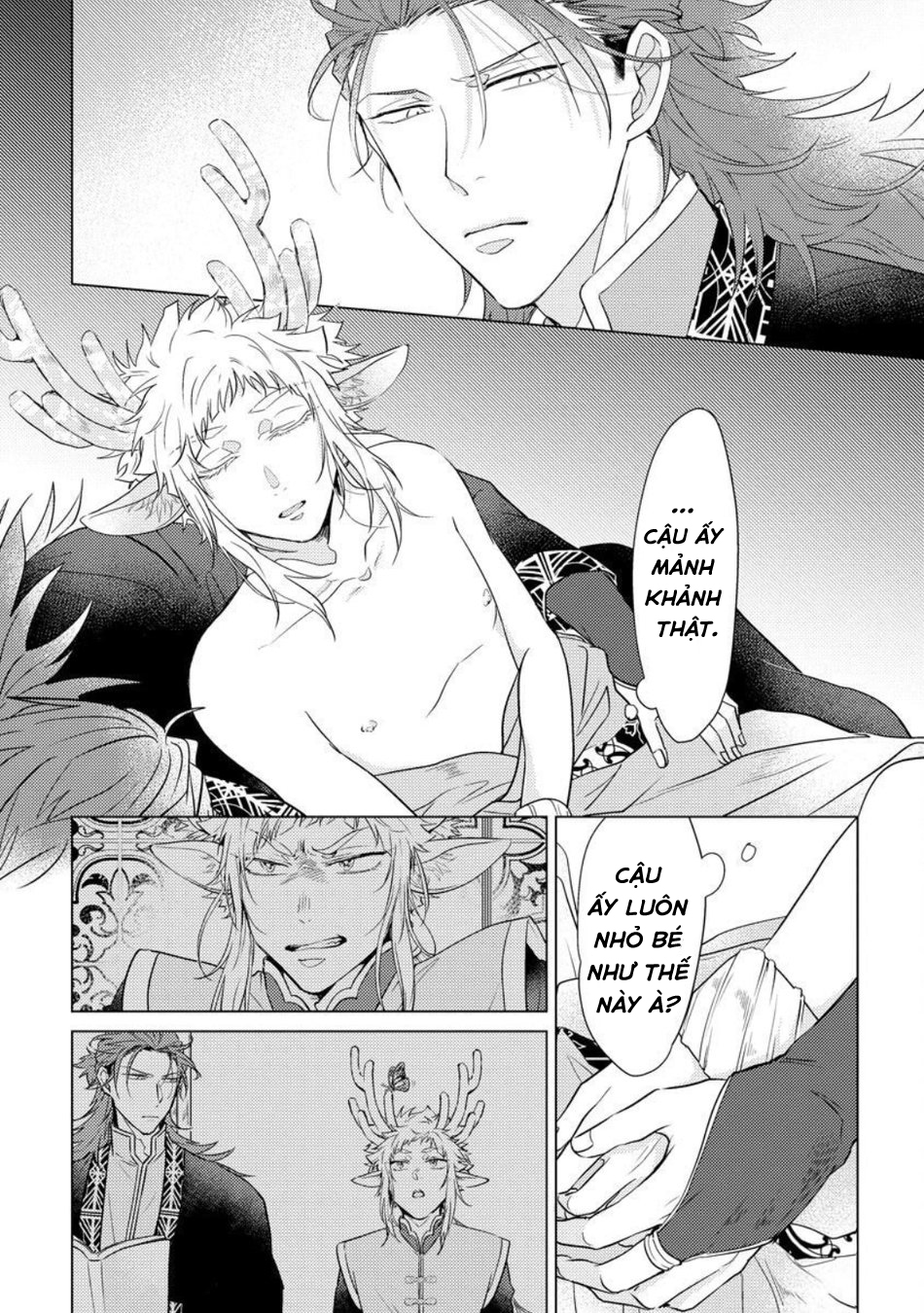 gặp gỡ em, thú nhân màu chàm trắng chapter 4 4