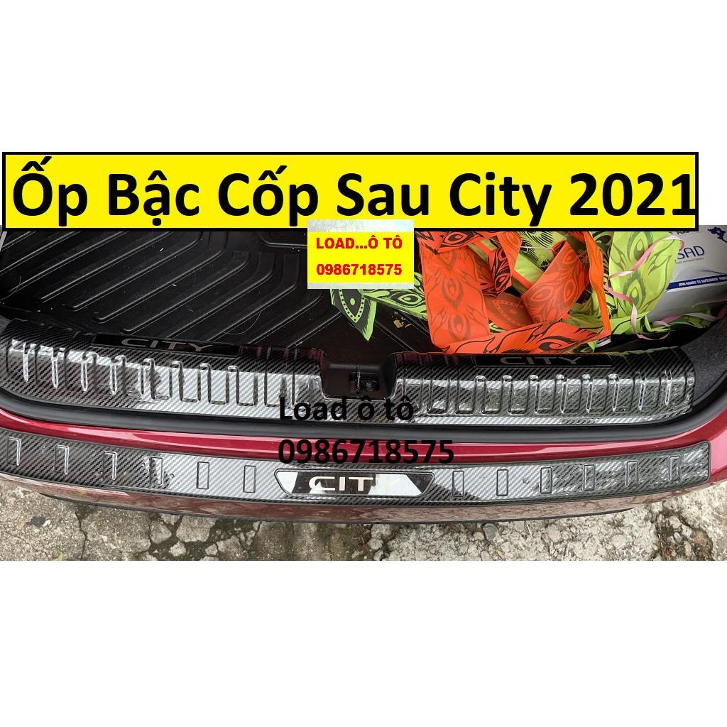 Chống Trầy Cốp Honda City 2023-2021 Trong, Ngoài Vân Carbon Cao Cấp, Có Sẵn Keo Dán 3M