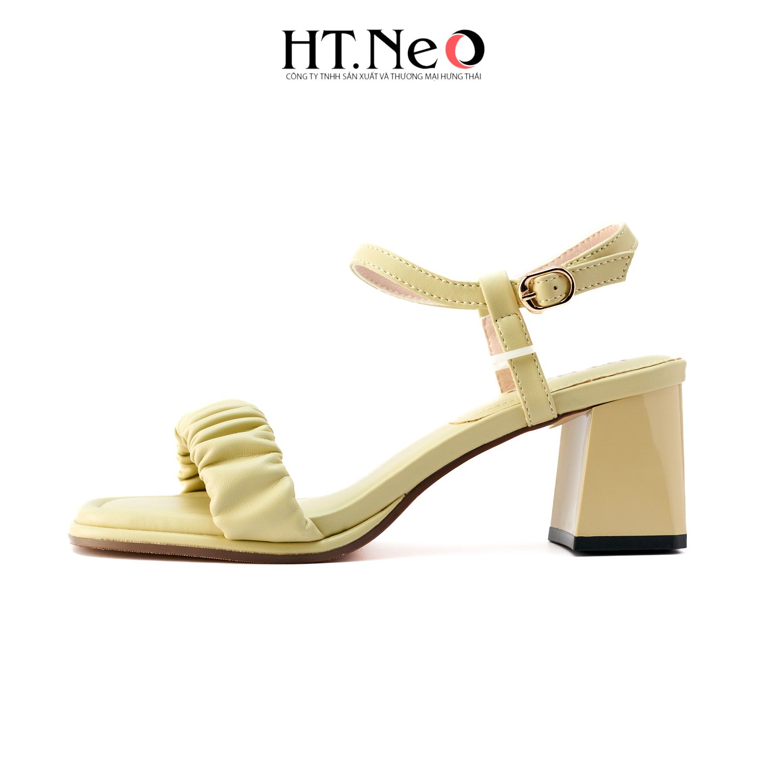 Sandal nữ, Dép nữ cao cấp HT.NeO sdn119-xa quai thời trang da mềm cực xinh, dễ phối đồ, màu xanh sang chảnh