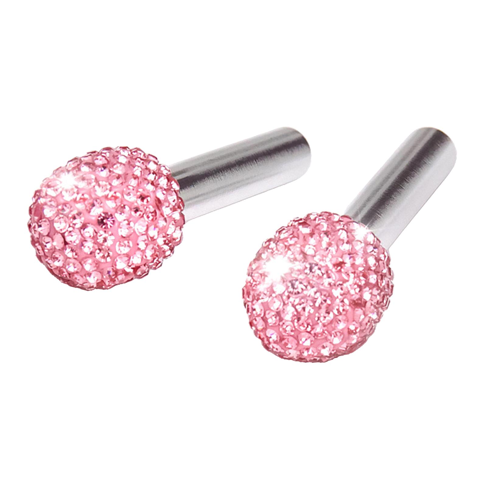 2pcs/Pack Bling Car Door Lock Pull Auto Interior Trim