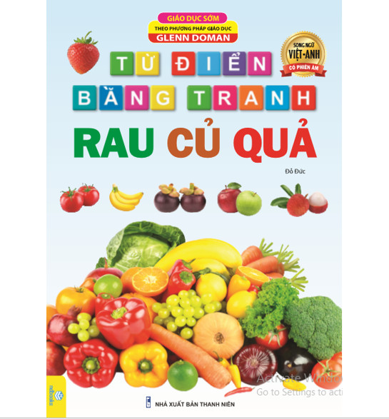 Sách - Từ điển bằng tranh Rau Củ Quả - ndbooks