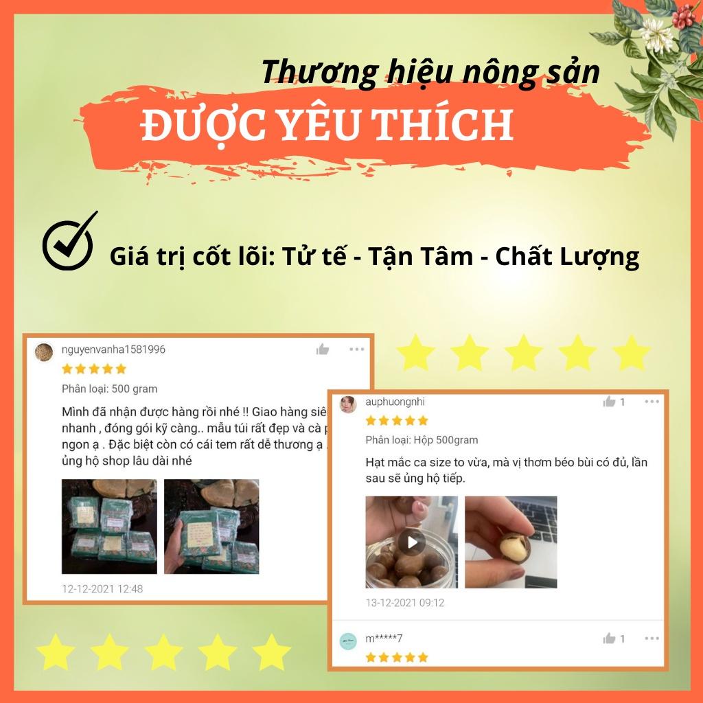 Hạt Macca nứt vỏ Đăk Lăk sấy lạnh giàu dinh dưỡng không hôi dầu 500g từ Nông sản GIỌT NẮNG