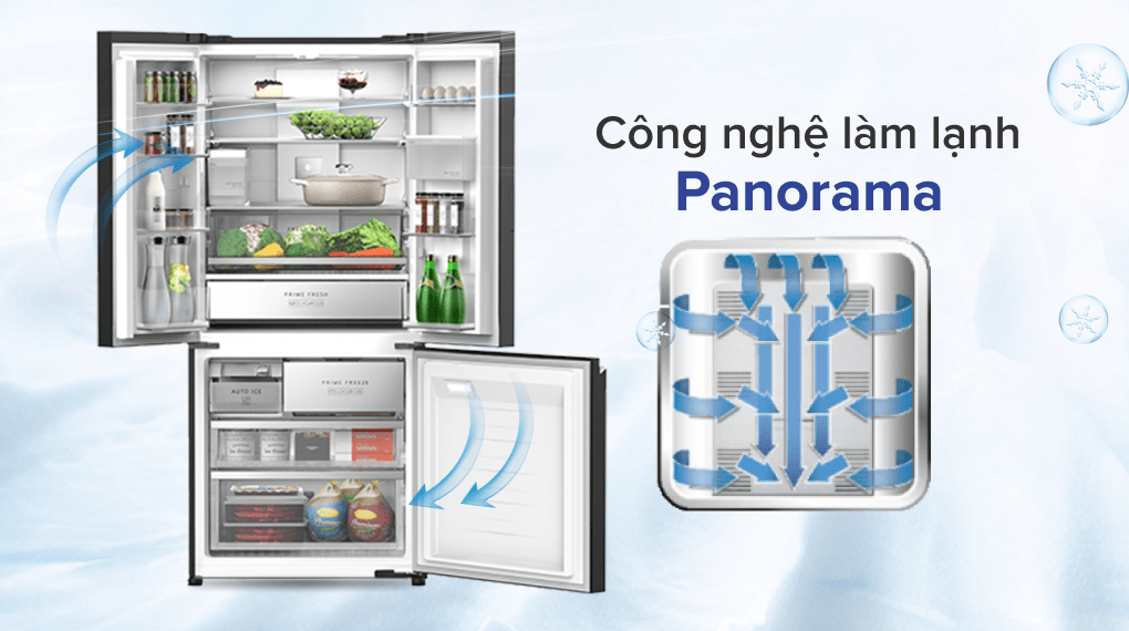 Tủ lạnh Panasonic Inverter 495 lít NR-CW530XMMV - Hàng chính hãng (chỉ giao HCM)