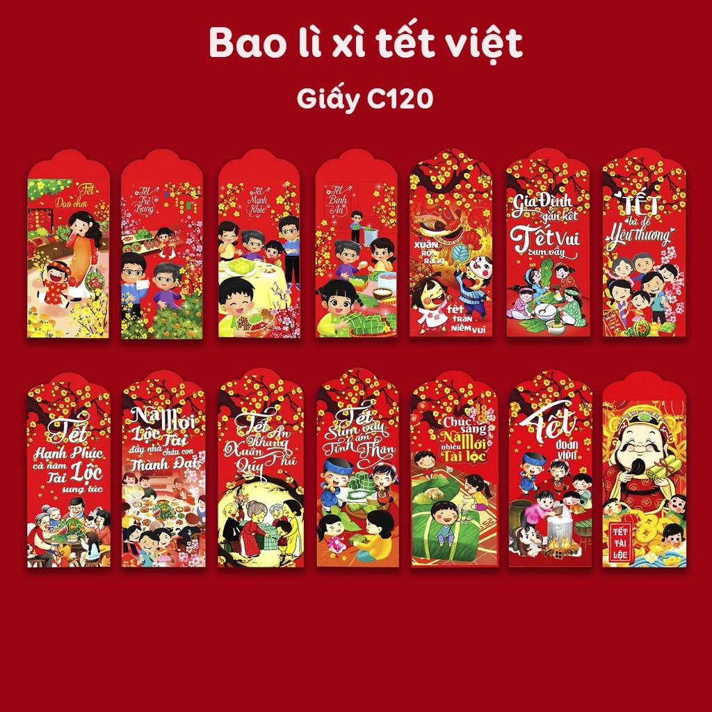 COMBO 10-50 BAO LÌ XÌ CAO CẤPIN RẤT ĐẸP SẮC NÉT DÙNG ĐỂ LÌ XÌ  - MẪU MỚI VỀ NHIỀU MẪU LIÊN TỤC SIÊU ĐẸP