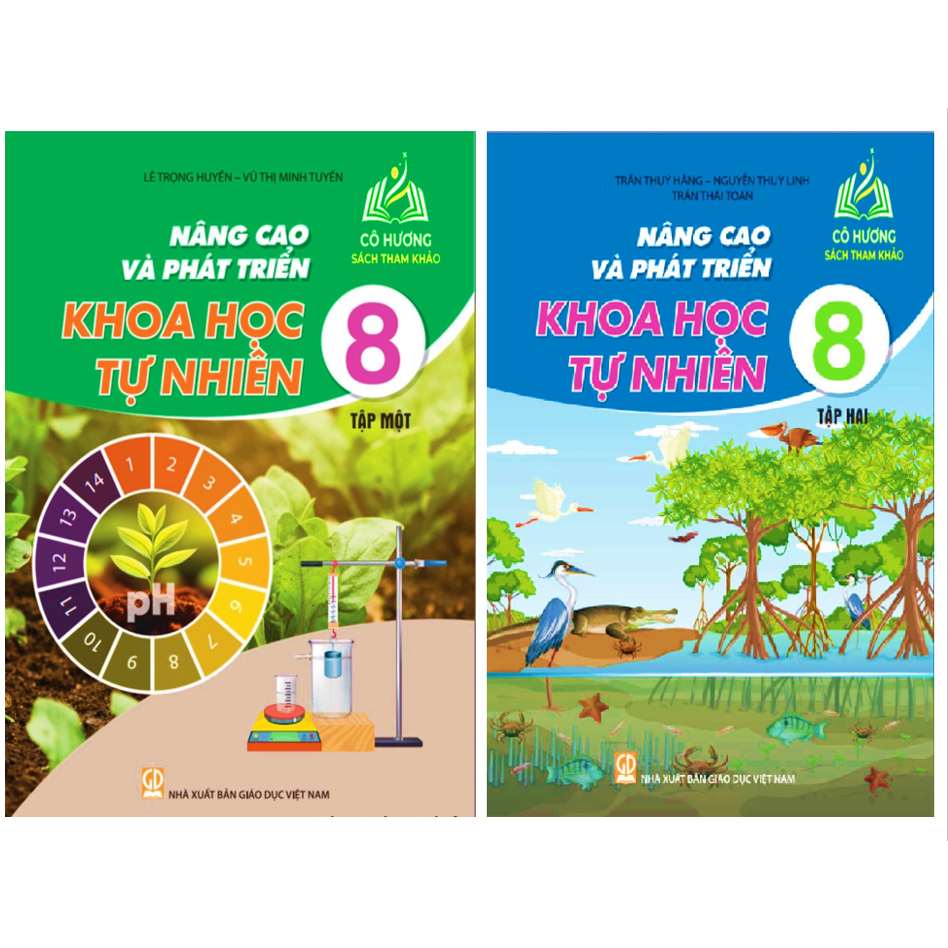 Sách - Combo Nâng cao và phát triển khoa học tự nhiên 8 - tập 1 + 2