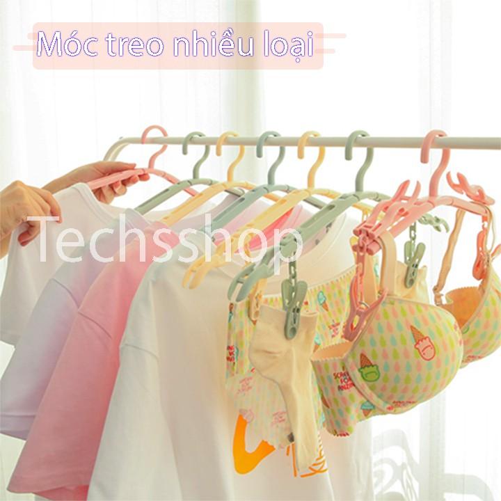 Móc Treo Quần Áo Gấp Gọn Đi Du Lịch, Đi Phượt - Móc Treo Đồ Xếp Gọn Có Kèm Kẹp