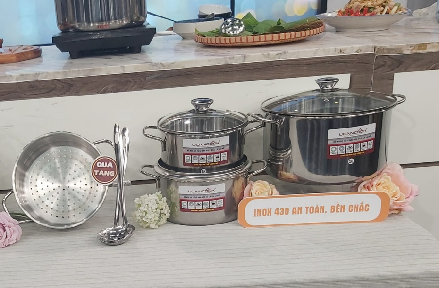 Bộ nồi inox UCANCOOK