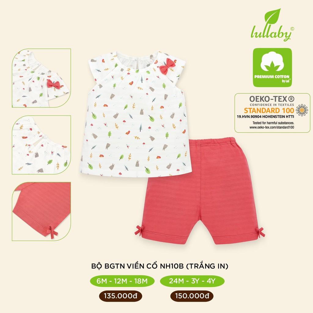 Lullaby Bộ Bé Gái Tay Ngắn NH10B