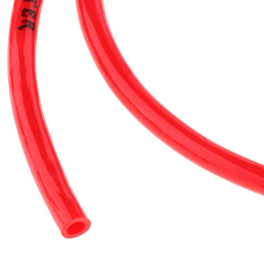 Universal Brake Line Clutch Oil Hose Pipe Fitting for Motorcycle  Red