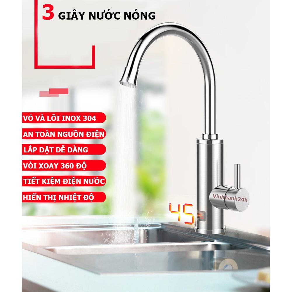 Máy nước nóng lạnh tiện ích lắp đặt tại vòi loại gắn chậu Lavabo, dùng cho nhà bếp, phòng tắm