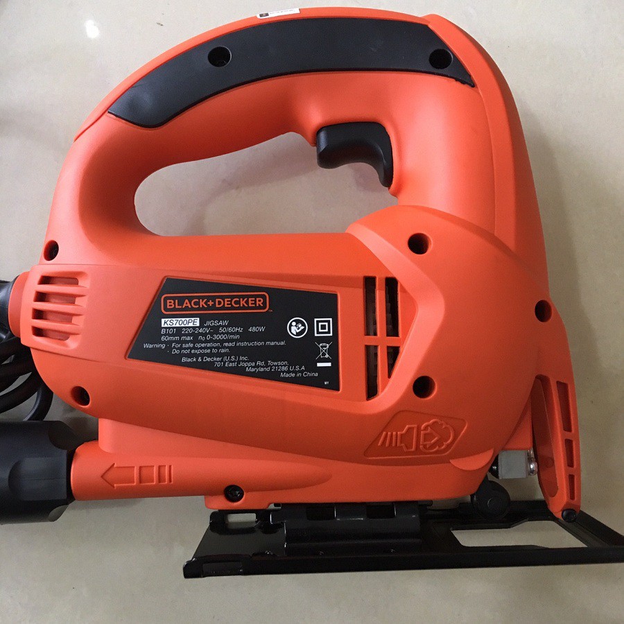 Máy cưa lọng chạy điện 480w BLACK &amp; DECKER KS700PE- Hàng chính hãng