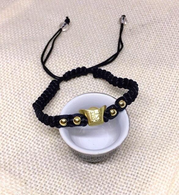 Sỉ 10 vòng tay may mắn đính thỏi vàng