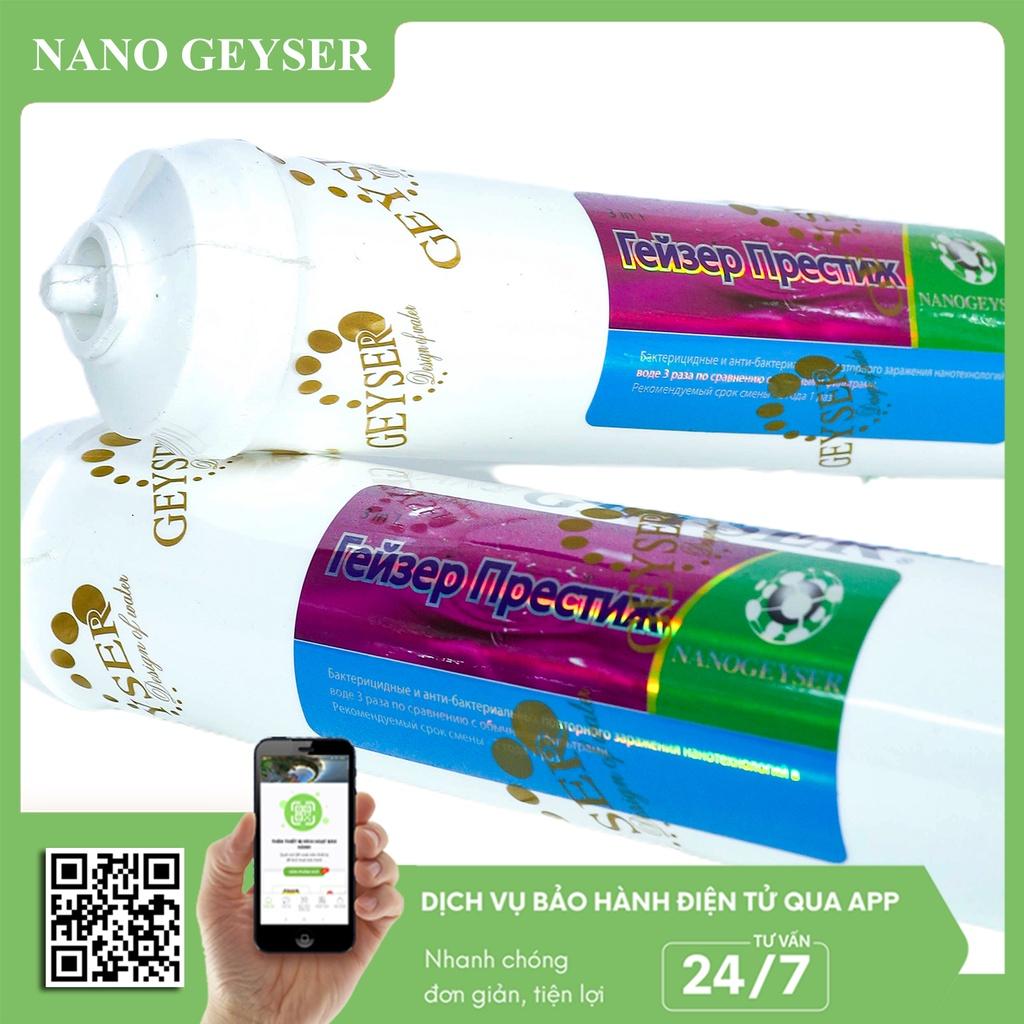 Bộ 3 lõi lọc nước 456 dùng cho máy Nano Geyser Eco Max, Lõi 3IN1, EcoResin, UF Hollow Fiber Filter - Hàng Chính Hãng