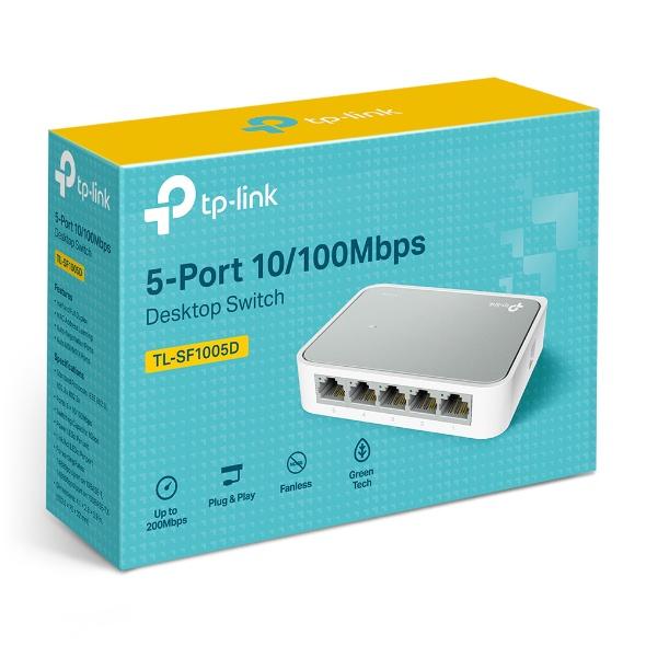 Thiết bị mạng TP-Link 5-port TL-SF1005D - 10/100Mbps- Hàng chính hãng