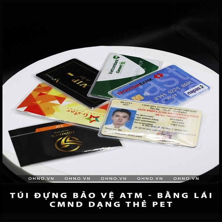 Covered plastic flexible đựng identification cards ID card + driver license card shape pet, bank card, card 9x6cm,SGT739