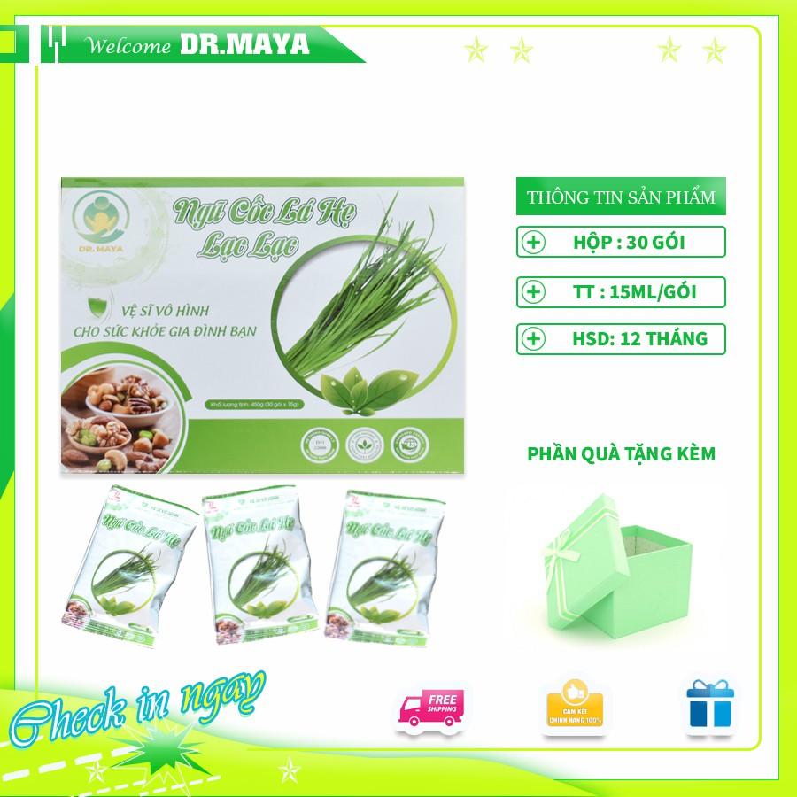 Ngũ cốc Lá hẹ Lạc Lạc Dr.maya 500g (30 Gói) hỗ trợ phòng ngừa táo bón, tăng khả năng hấp thu cho trẻ