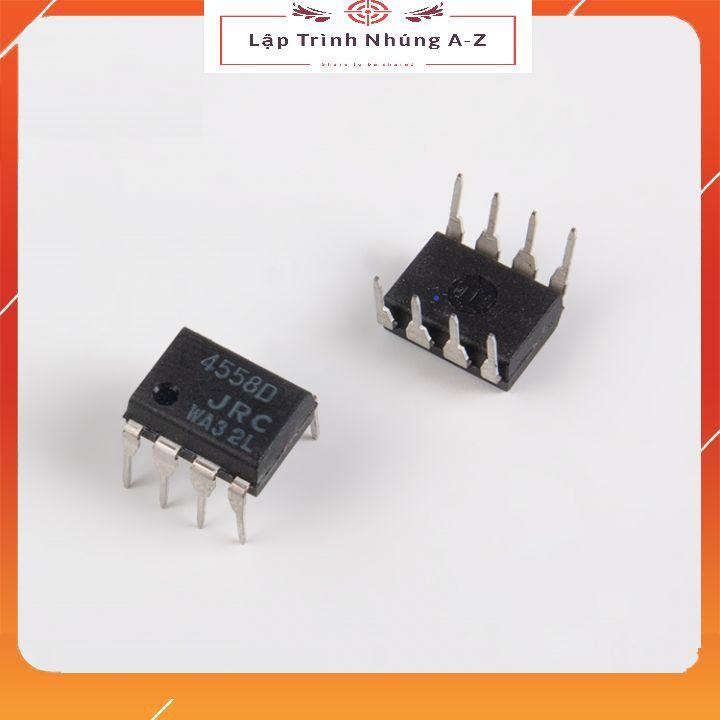 [Lập Trình Nhúng A-Z][82] NJM4558D JRC4558D 4558D DIP8