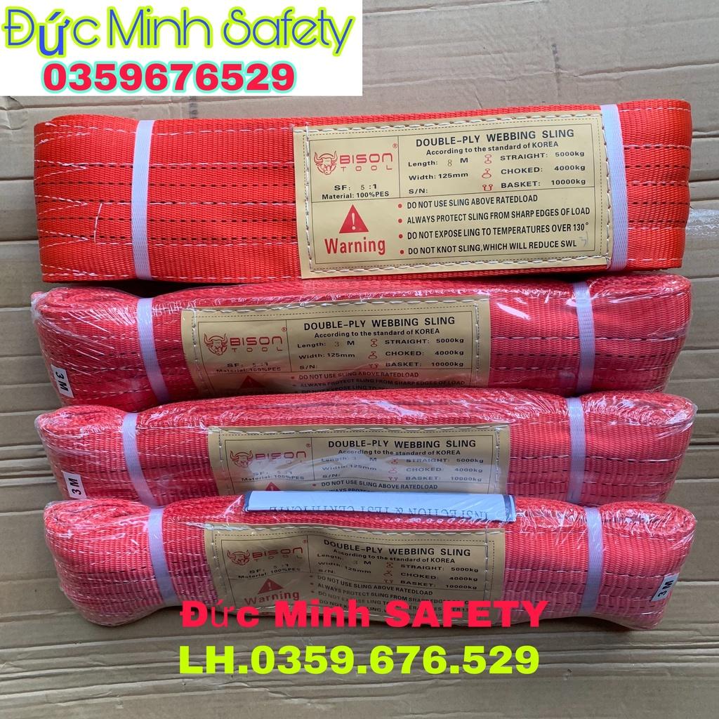 Dây cẩu hàng 5 tấn, cáp vải cẩu hàng 5 tấn 3 mét